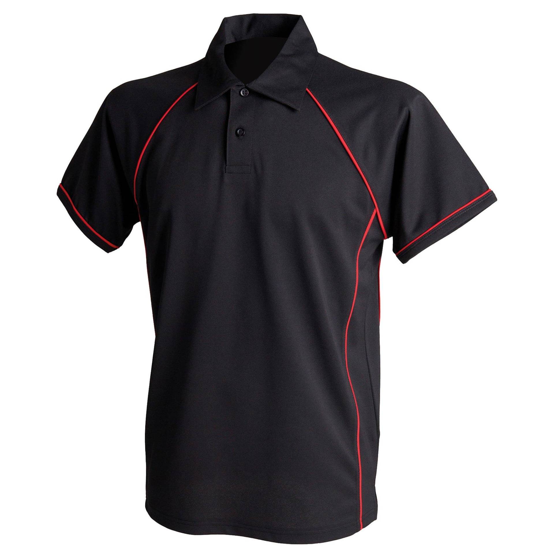Sport Polo Shirt Mädchen Schwarz 9-10A von Finden & Hales