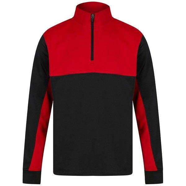 Finden & Hales - Trainingsjacke mit kurzem Reißverschluss, für Damen, Schwarz, Größe XS von Finden & Hales