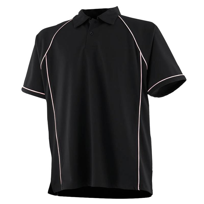 Finden & Hales - Sport Polo TShirt, 11-12A, Schwarz von Finden & Hales