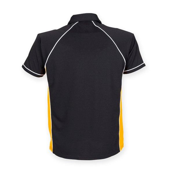 Finden & Hales - Sport PoloShirt, Kurzarm, für Herren, Schwarz, Größe 3XL von Finden & Hales