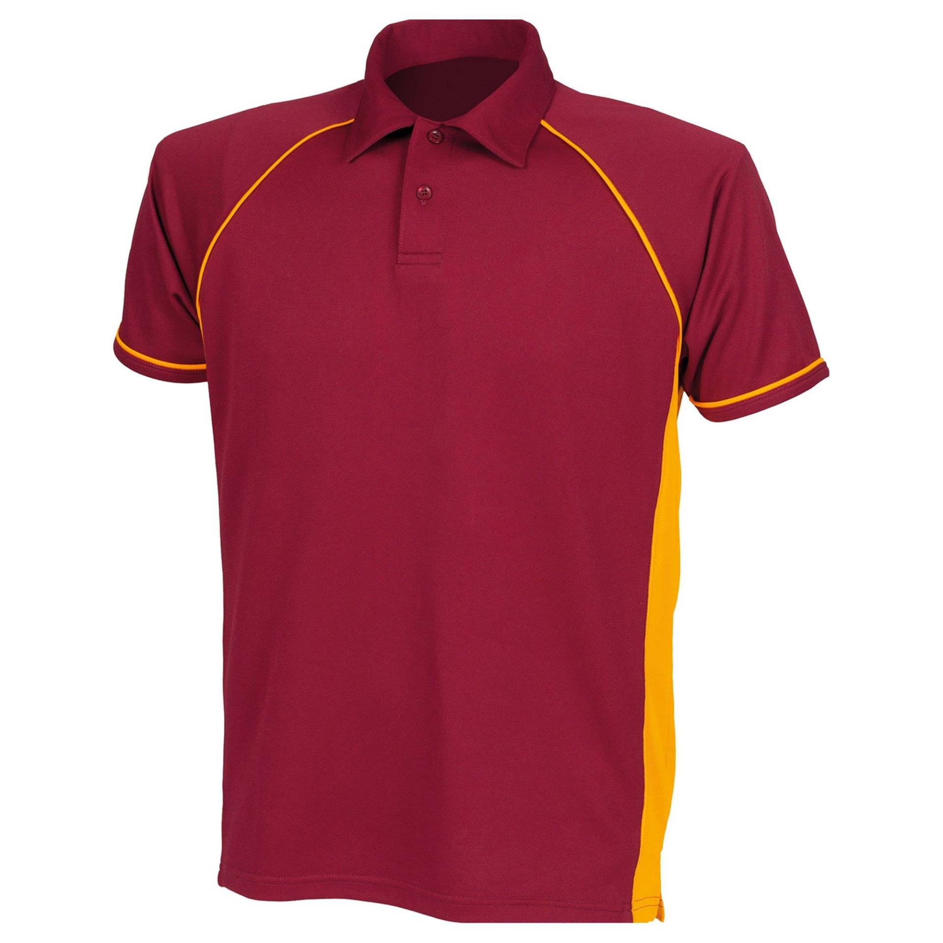 Sport Polo Tshirt Mädchen Bordeaux 7-8A von Finden & Hales