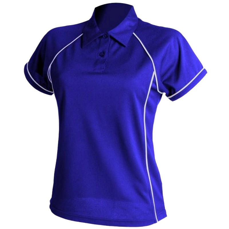 Sport Polo Shirt Coolplus Damen Horizon Blue L von Finden & Hales