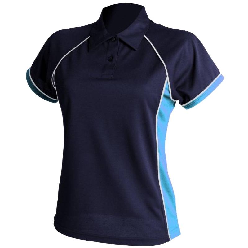 Finden & Hales - Sport Polo Shirt Coolplus, für Damen, Marine, Größe L von Finden & Hales