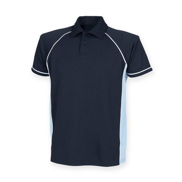 Finden & Hales - Sport PoloShirt, Kurzarm, für Herren, Marine, Größe L von Finden & Hales