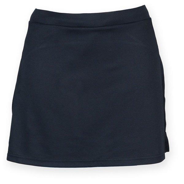 Finden & Hales - Sport Skort Hosenrock mit feuchtigkeitstransportierendem Finish, für Damen, Marine, Größe M von Finden & Hales