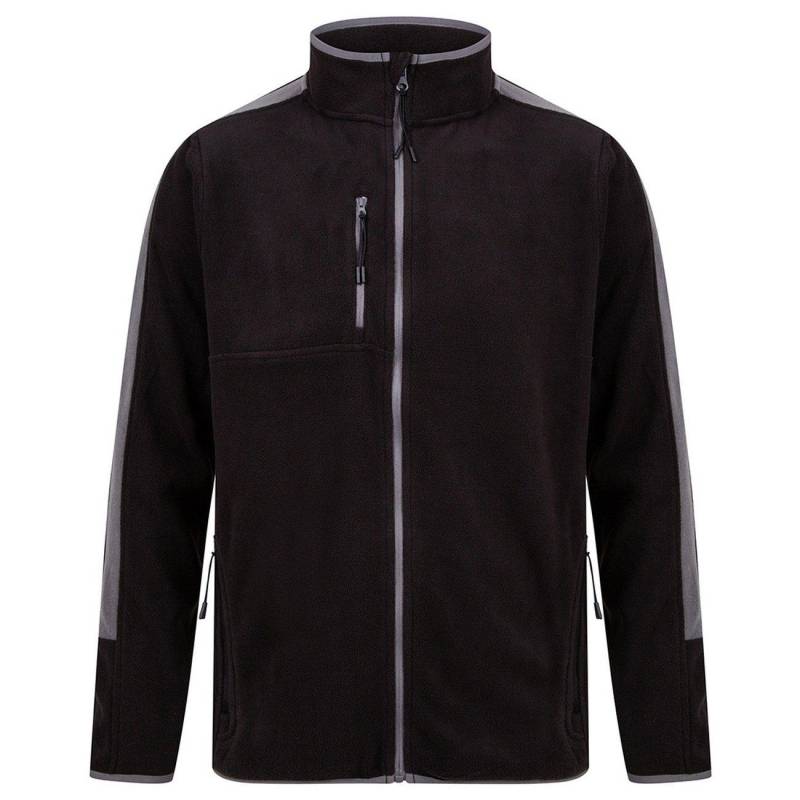 Micro Fleece-jacke Herren Schwarz S von Finden & Hales