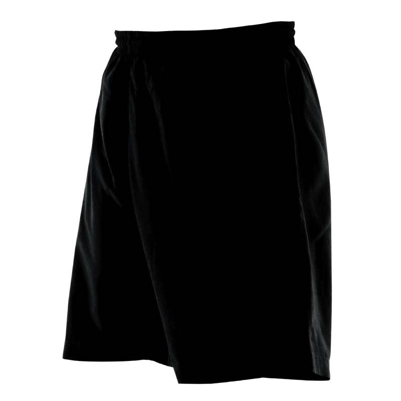 Mikrofaser Sportshorts Sporthose Herren Schwarz S von Finden & Hales