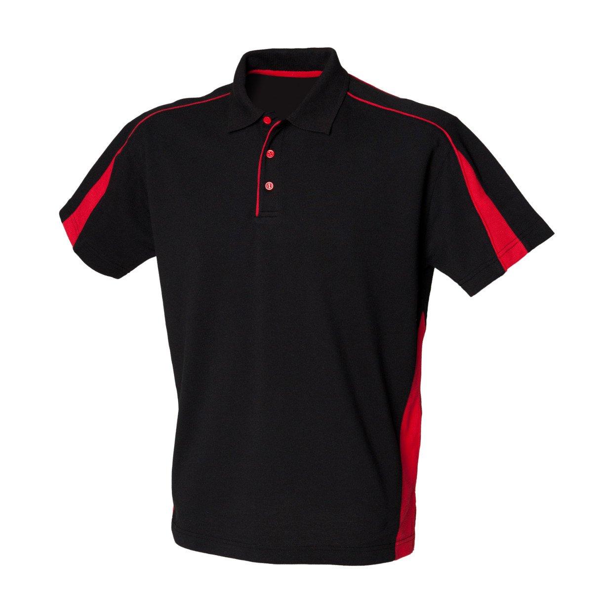 Poloshirt Club Herren Schwarz L von Finden & Hales