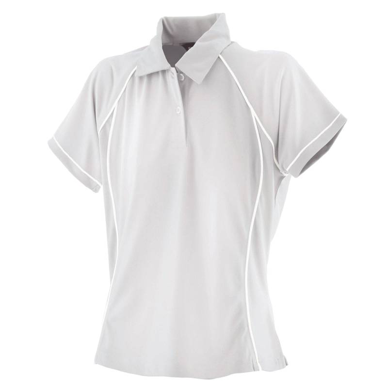 Finden & Hales - Sport Polo Shirt Coolplus, für Damen, Weiss, Größe S von Finden & Hales