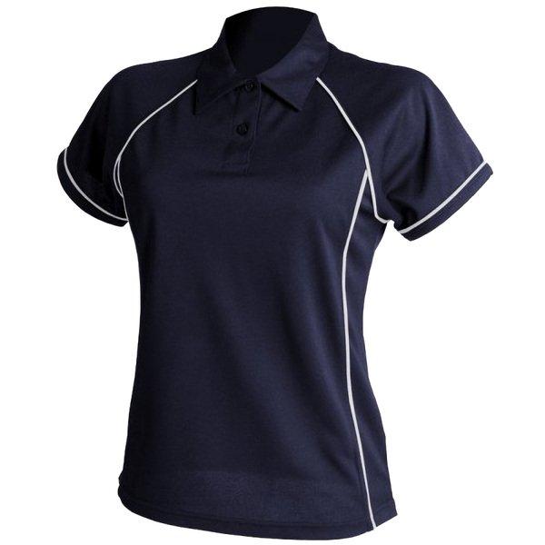 Finden & Hales - Sport Polo Shirt Coolplus, für Damen, Marine, Größe XXL von Finden & Hales