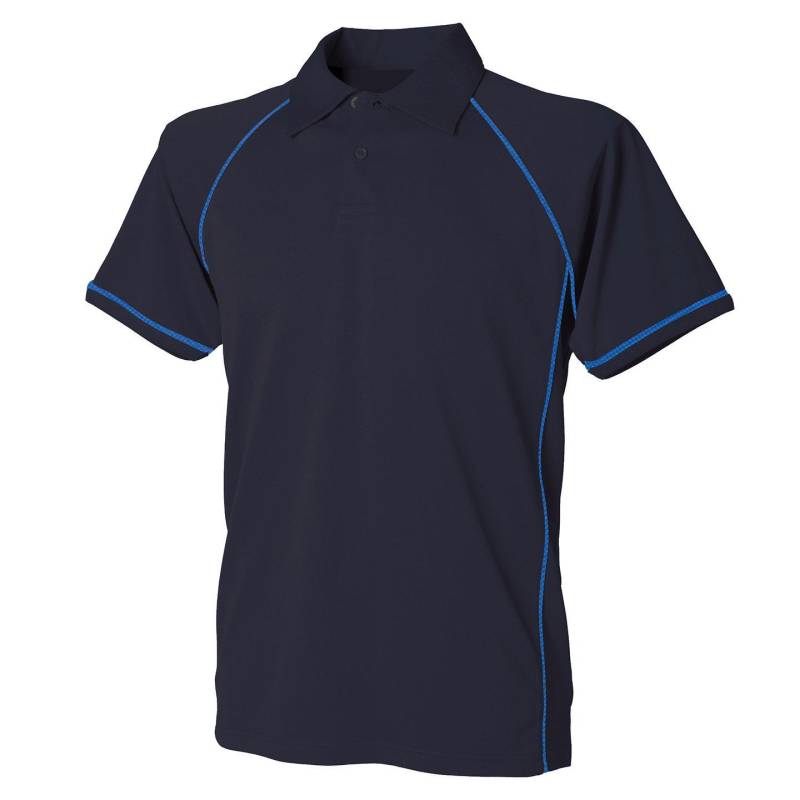 Sport Polo Tshirt Mädchen Blau 13-14A von Finden & Hales