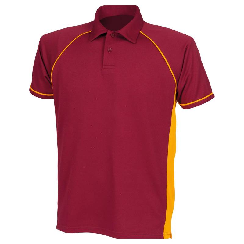 Sport Polo Tshirt Mädchen Bordeaux 11-12A von Finden & Hales