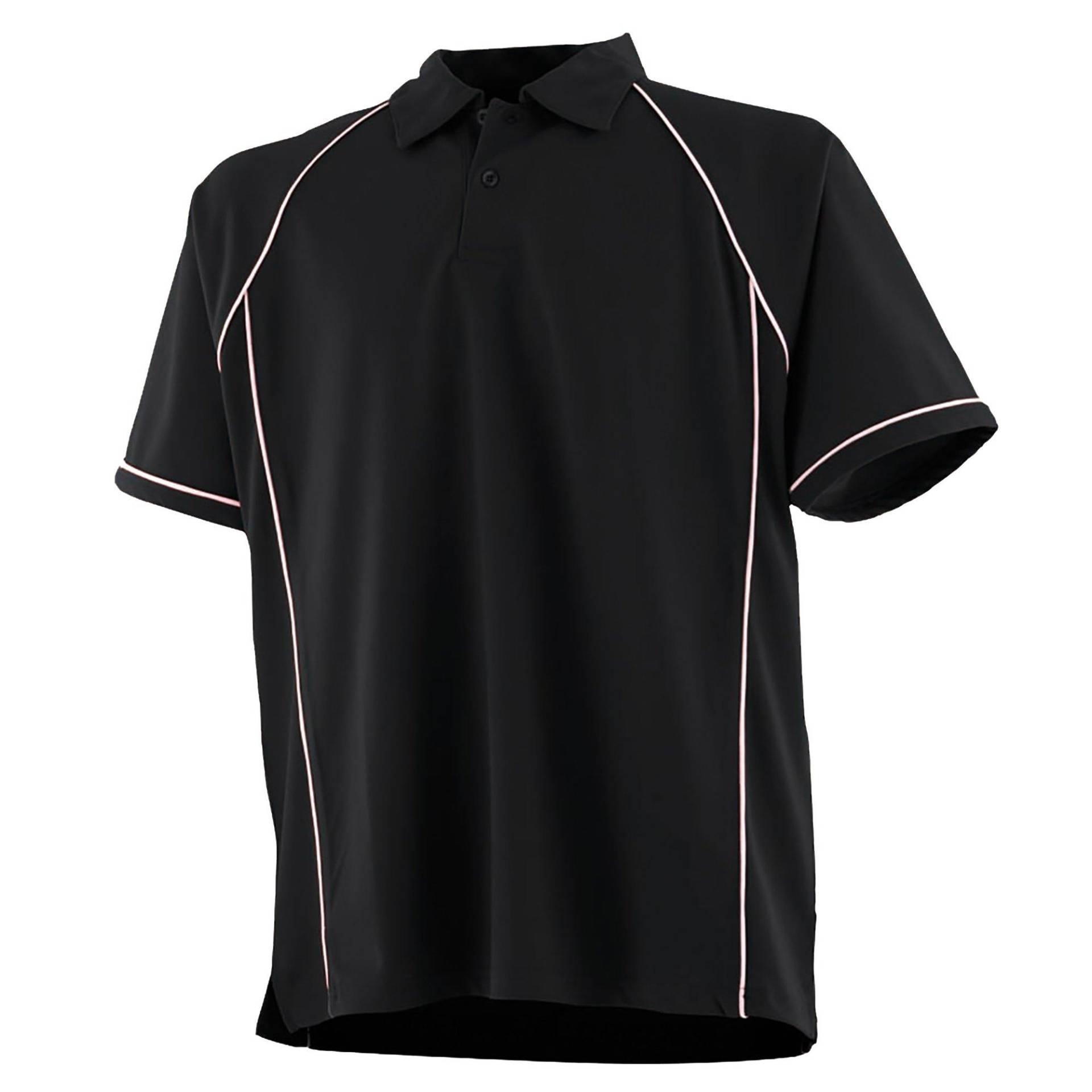 Sport Polo Tshirt Mädchen Schwarz 13-14A von Finden & Hales