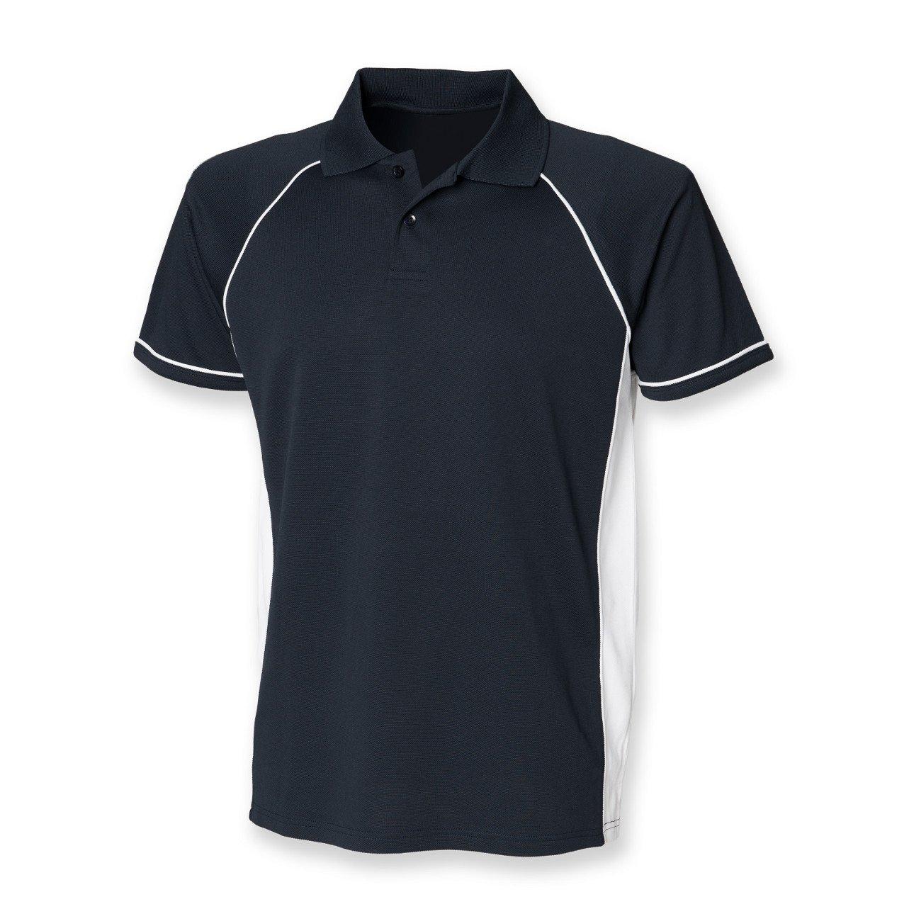 Sport Poloshirt Panel Performance Herren Marine XS von Finden & Hales