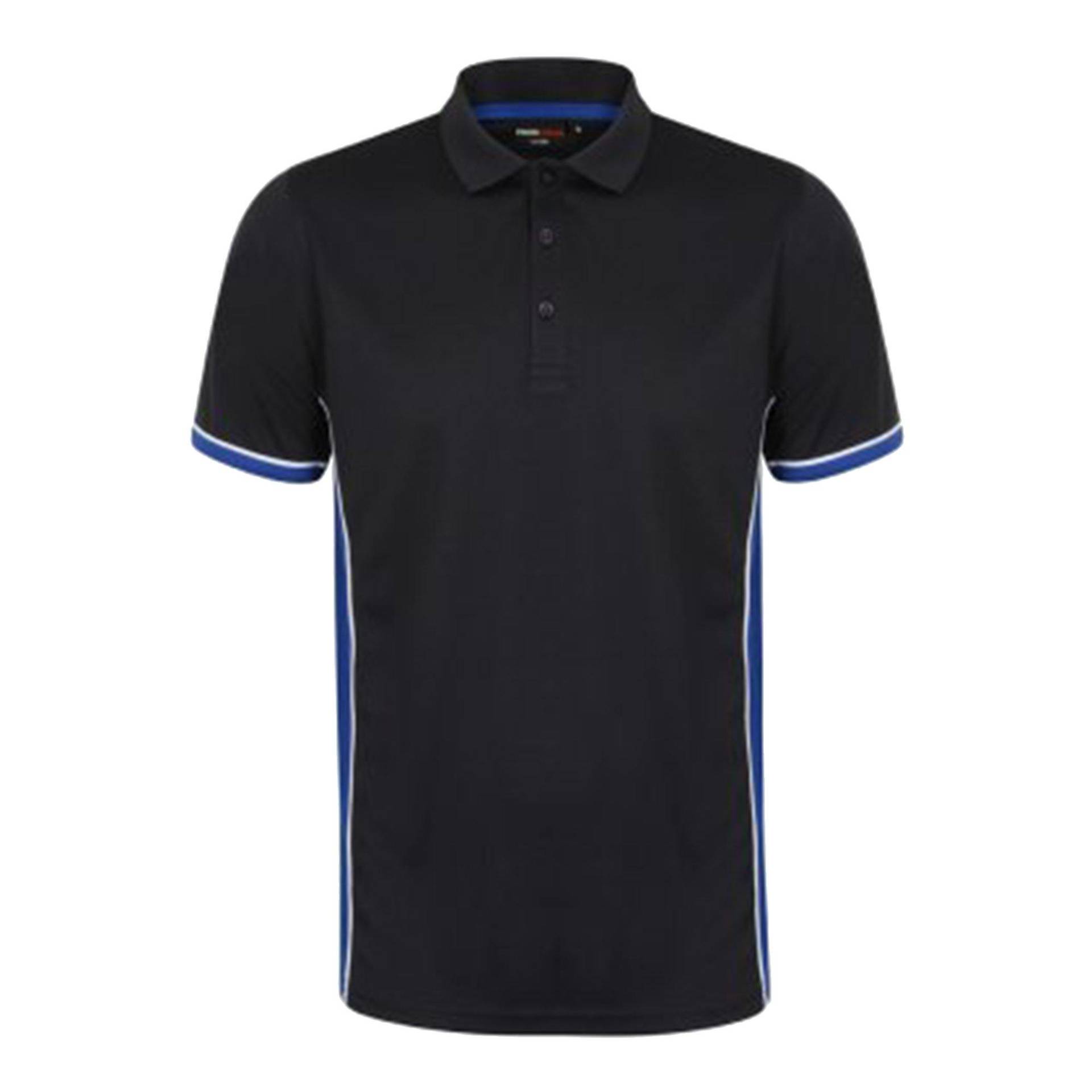 Topcool Kurzarm Kontrast Polo Shirt Herren Marine XL von Finden & Hales