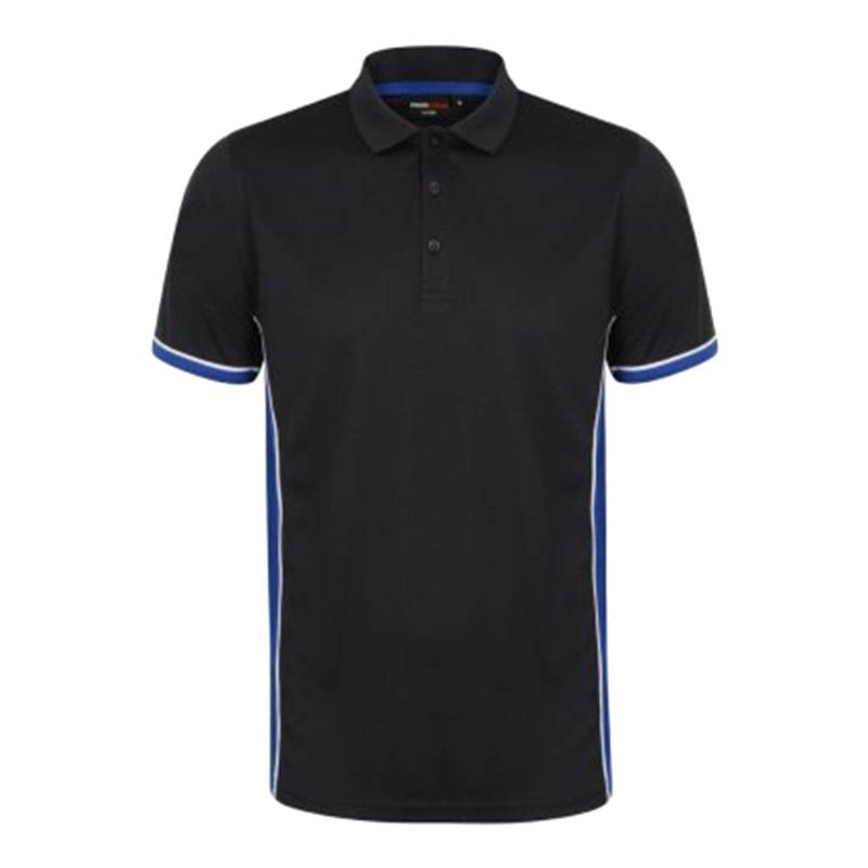 Topcool Kurzarm Kontrast Polo Shirt Herren Marine XL von Finden & Hales