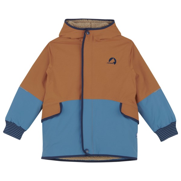 Finkid - Kid's Moska Mukka - Winterjacke Gr 100/110 braun/blau von Finkid