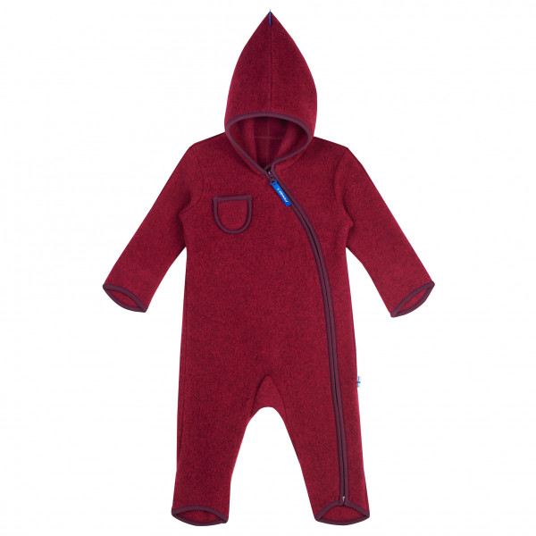 Finkid - Kid's Puku Wool - Overall Gr 60/70 rot von Finkid