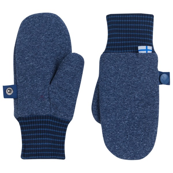 Finkid - Kid's Pupujussi Knit - Handschuhe Gr L blau von Finkid