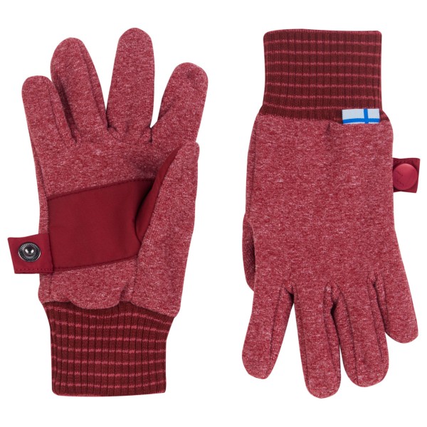 Finkid - Kid's Sormikas Knit - Handschuhe Gr XL rot von Finkid