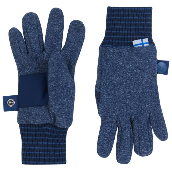 Finkid - Kid's Sormikas Knit - Handschuhe Gr L blau von Finkid