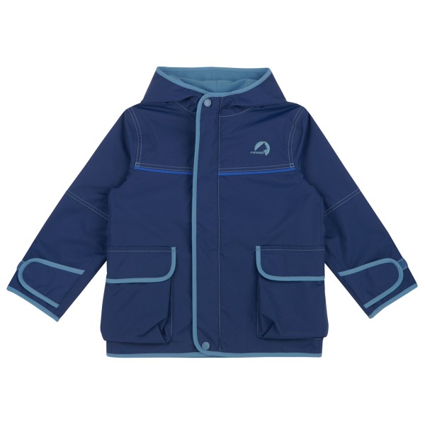 Finkid - Kid's Tuulis Eko - Regenjacke Gr 130/140 blau von Finkid