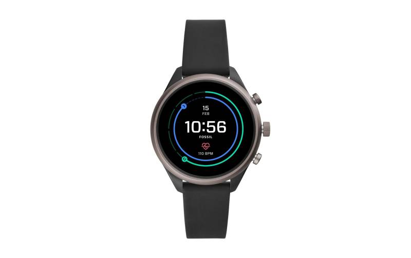 Fossil Sportuhr »Sport Ø 41 mm Damen,«, (Finde mein Telefon-Funktion-Kontaktloses Bezahlen-Offline Musik-Kalendererinnerungen-Musiksteuerung-Wecker-Wasserschutz bis 50m) von Fossil