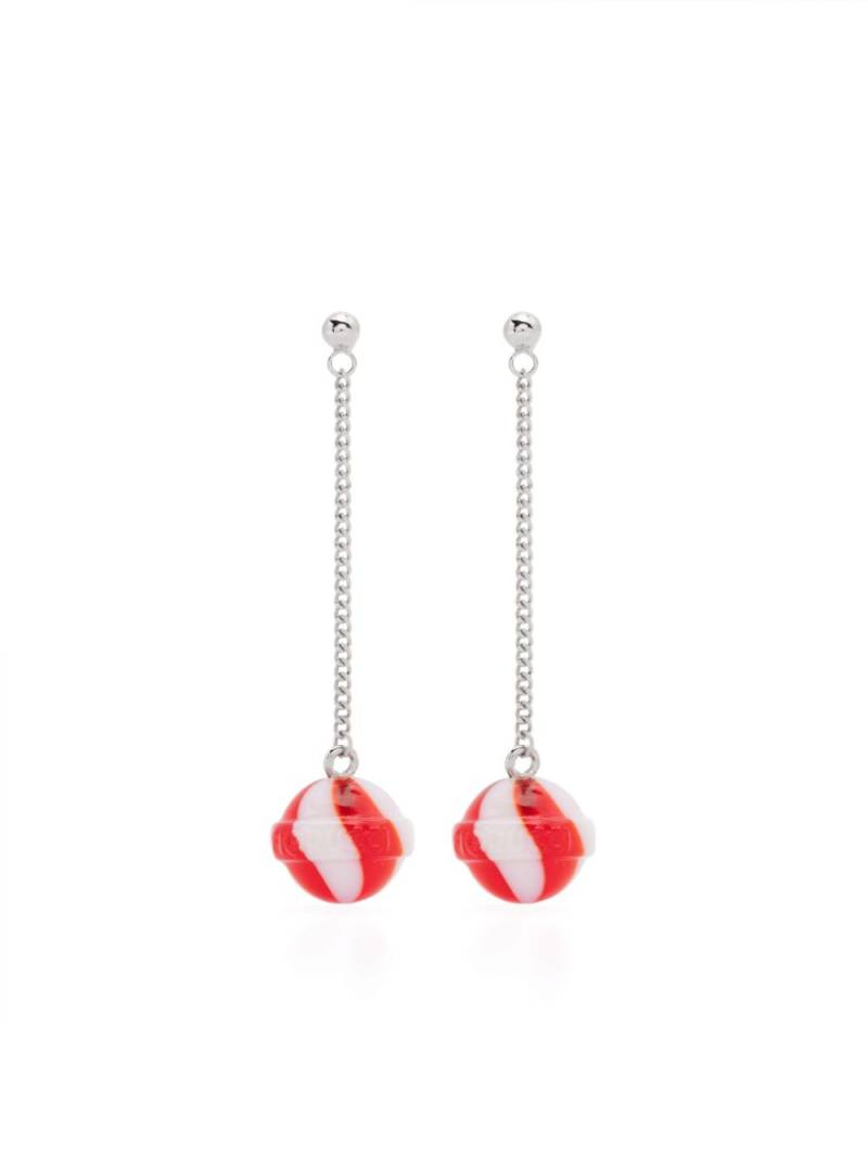 Fiorucci Mini Lollipop earrings - Red von Fiorucci