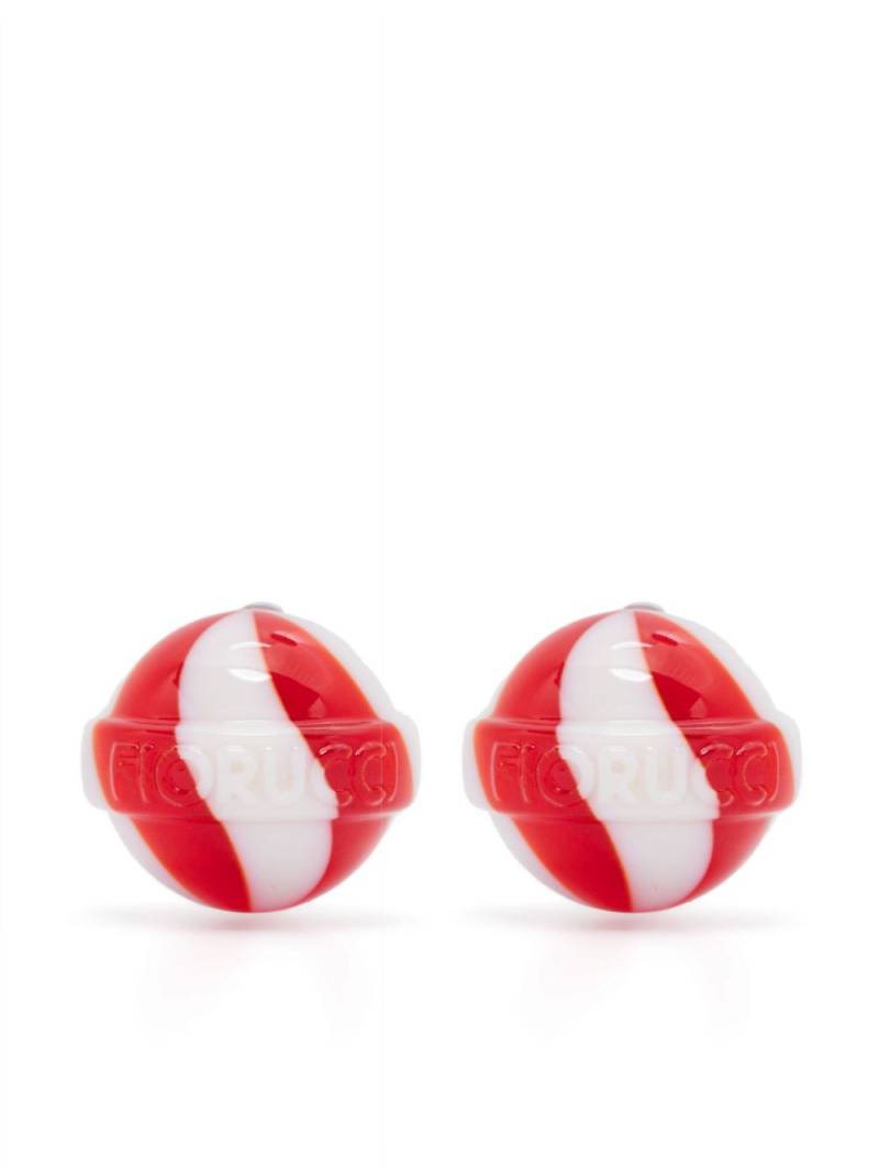 Fiorucci Mini Lollipop earrings - White von Fiorucci