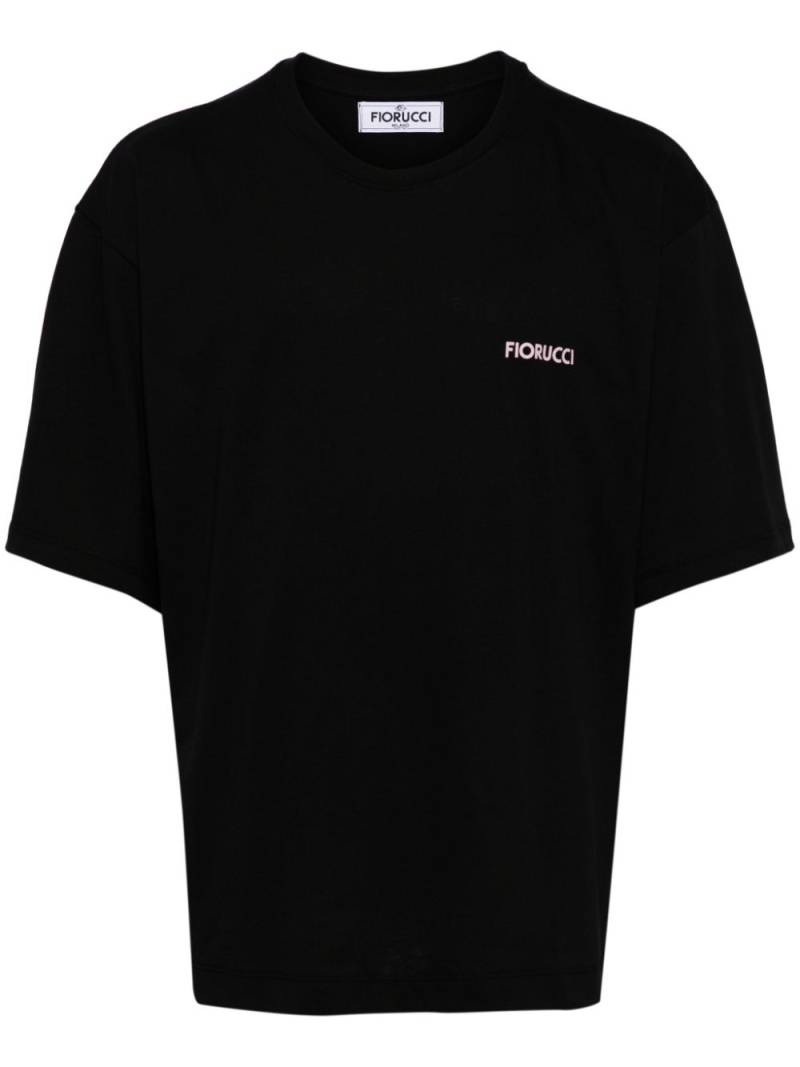 Fiorucci logo-print cotton T-shirt - Black von Fiorucci