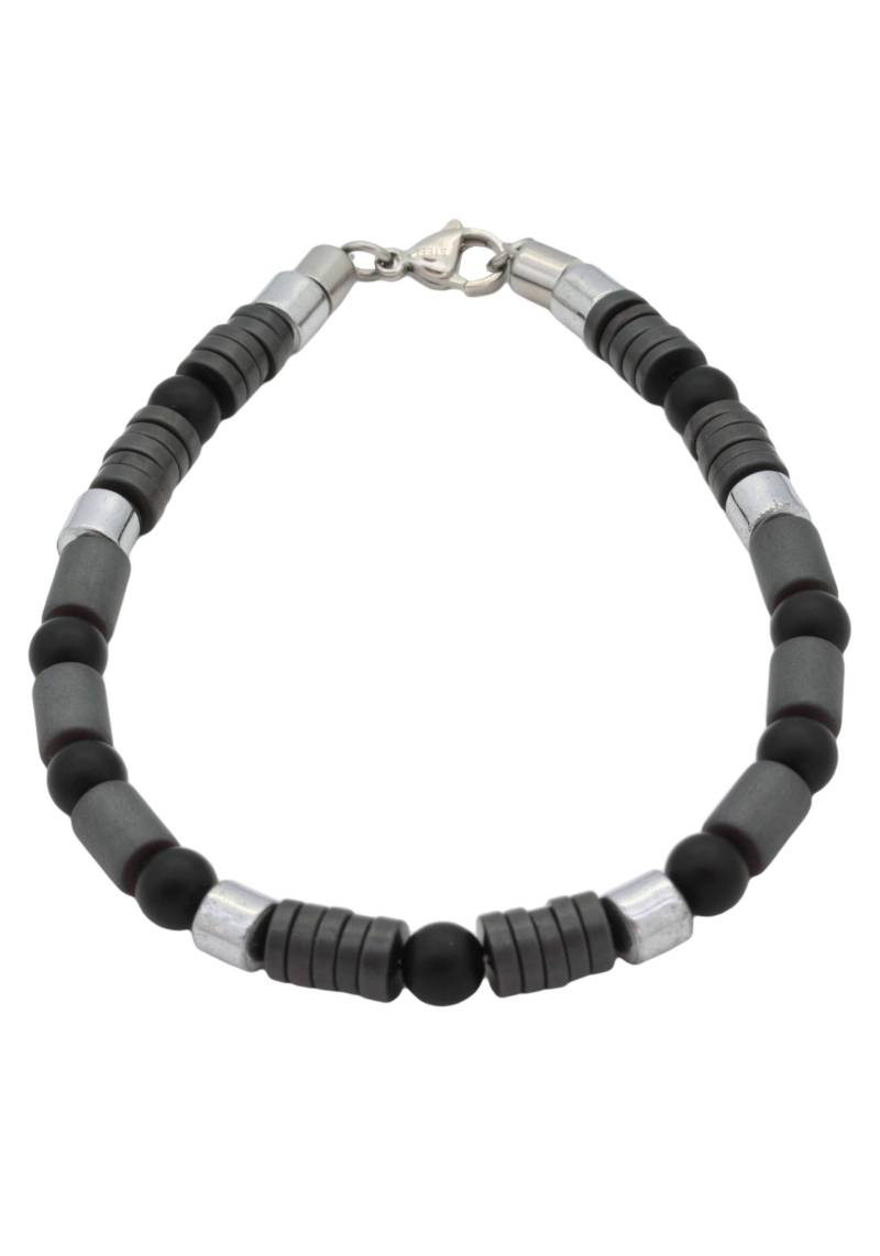 Firetti Armband »Schmuck Geschenk Armschmuck Armkette Farbstein Hämatit Onyx«, Made in Germany - mit Onyx, Hämatit von Firetti