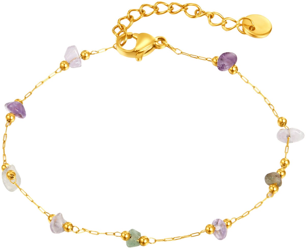 Firetti Armband »Schmuck Geschenk Edelstahl Armschmuck Armkette Edelstein«, mit Naturstein Firetti Armband »Schmuck Geschenk Edelstahl Armschmuck Armkette Edelstein«, mit Naturstein von Firetti