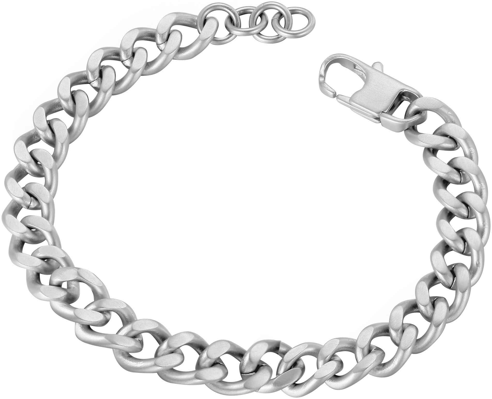 Firetti Armband »Schmuck Geschenk Edelstahl Armschmuck Armkette Panzerkette Vintage« von Firetti