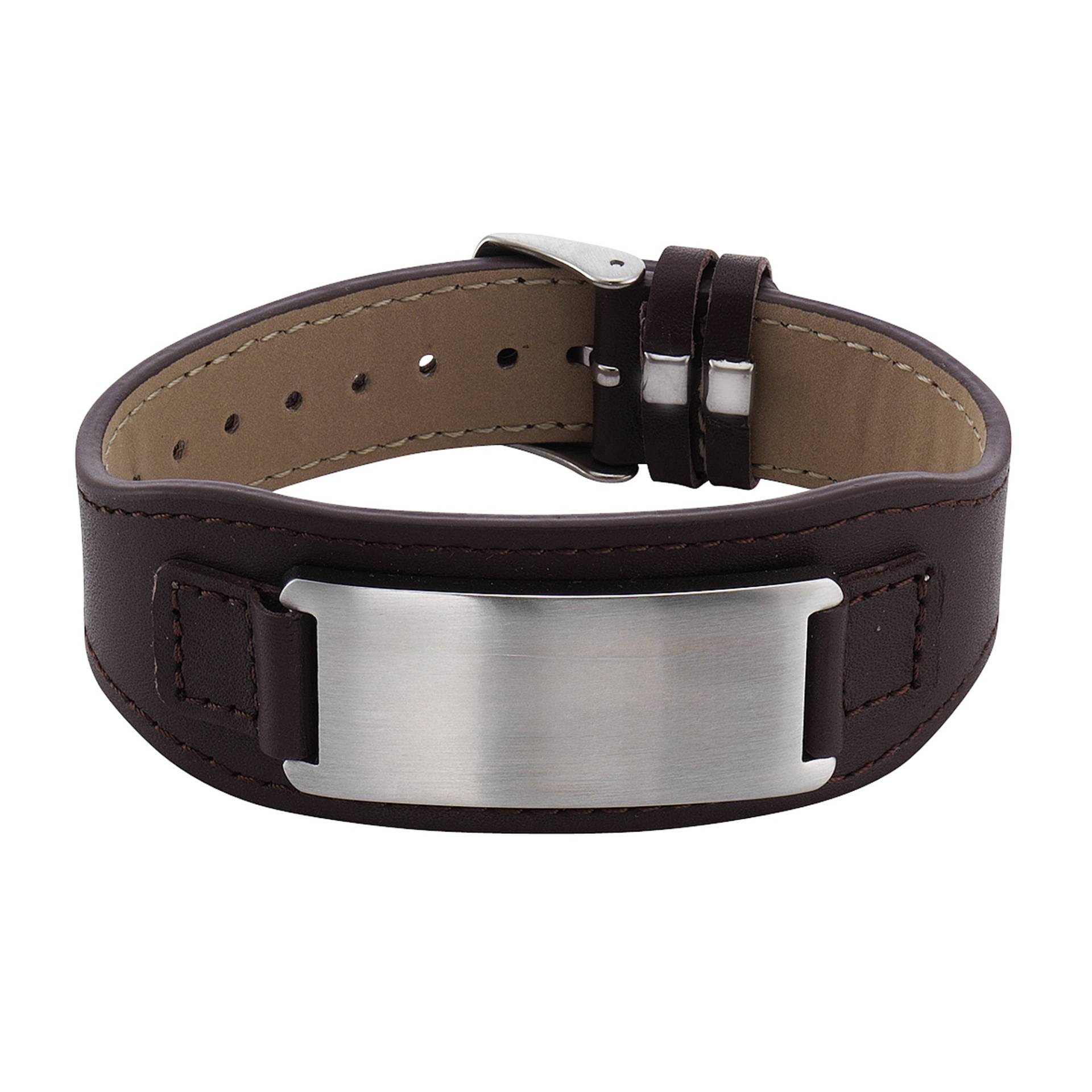 Firetti Armband »Schmuck Geschenk, Lederarmband mit ID-Platte verstellbar« Firetti Armband »Schmuck Geschenk, Lederarmband mit ID-Platte verstellbar« von Firetti