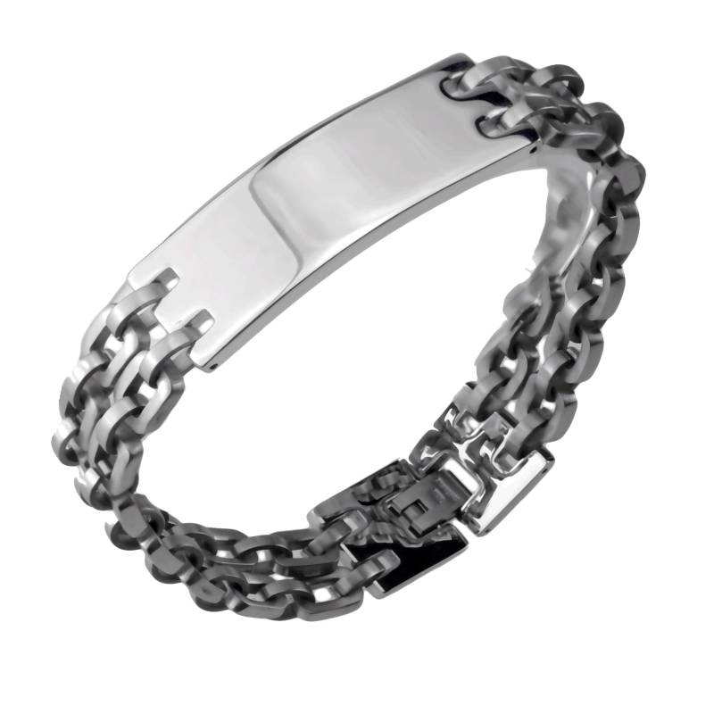 Firetti Armband »Schmuck Geschenk, Armkette ID-Platte, Phantasiekette« von Firetti