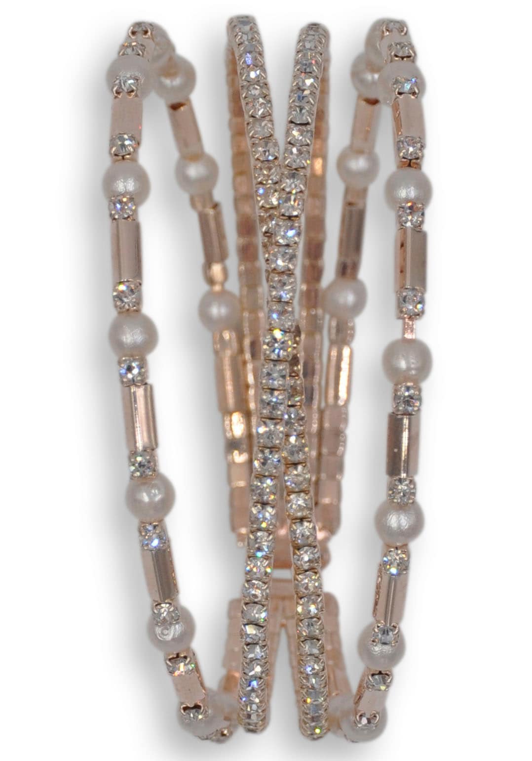 Firetti Armspange »Flashy Bangle«, mit Glasstein - mit Acrylperle Firetti Armspange »Flashy Bangle«, mit Glasstein - mit Acrylperle von Firetti