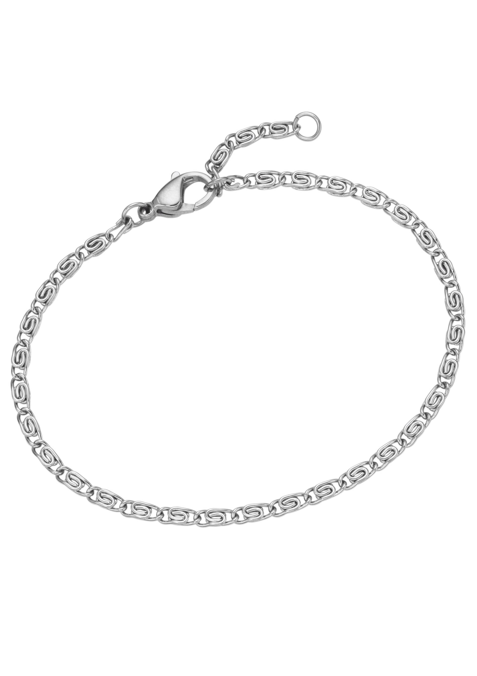 Firetti Edelstahlarmband »Schmuck Geschenk, S-Panzerkettengliederung, 3,45 mm breit«, Made in Germany Firetti Edelstahlarmband »Schmuck Geschenk, S-Panzerkettengliederung, 3,45 mm breit«, Made in Germany von Firetti