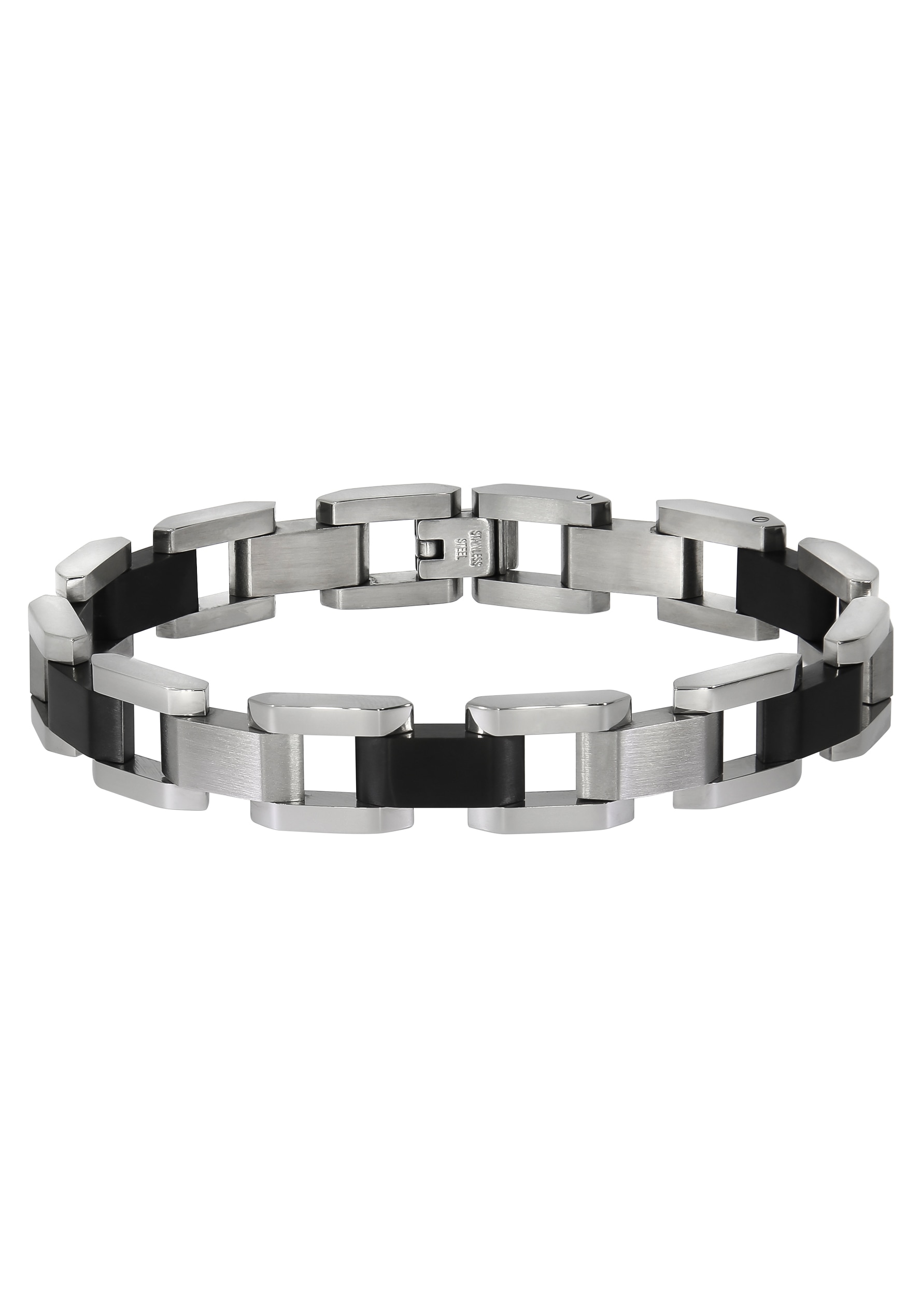 Firetti Edelstahlarmband »Schmuck Geschenk, Schwarze Elemente« Firetti Edelstahlarmband »Schmuck Geschenk, Schwarze Elemente« von Firetti