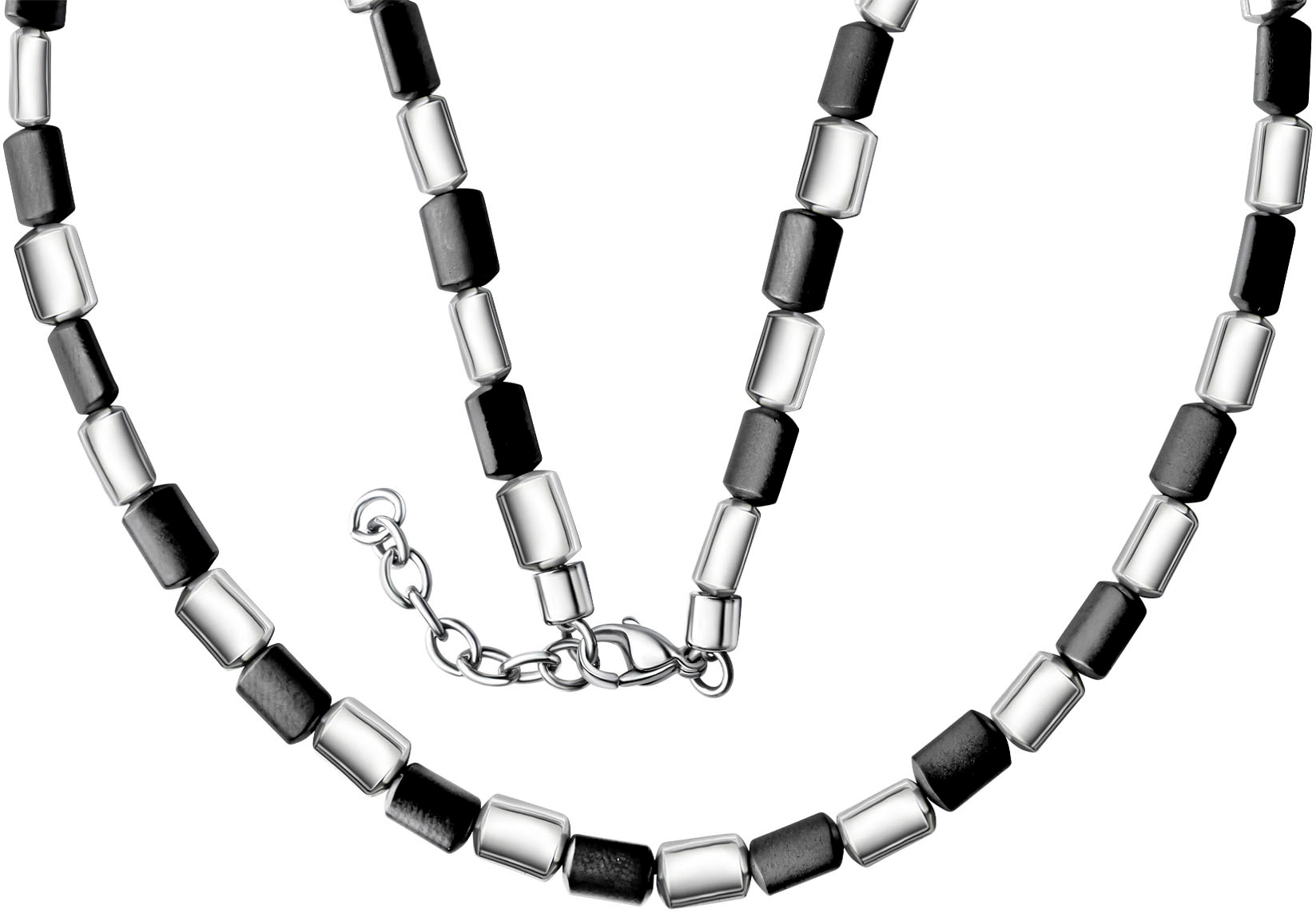 Firetti Edelstahlkette »Schmuck Geschenk Halsschmuck Halskette«, mit Hämatit Firetti Edelstahlkette »Schmuck Geschenk Halsschmuck Halskette«, mit Hämatit von Firetti