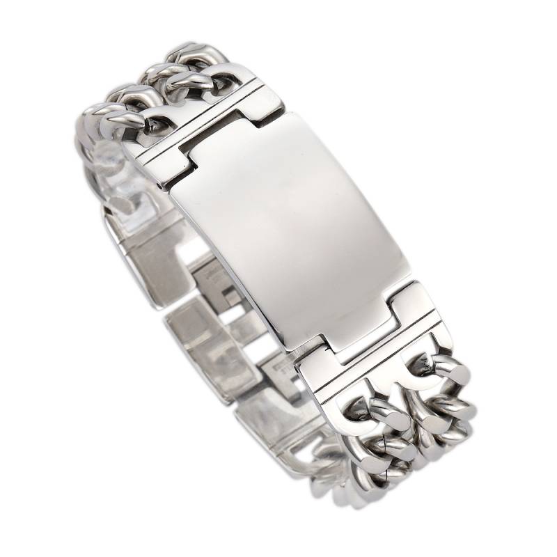 Firetti Armband »Schmuck Geschenk, Armkette ID-Platte, Panzerkette« von Firetti