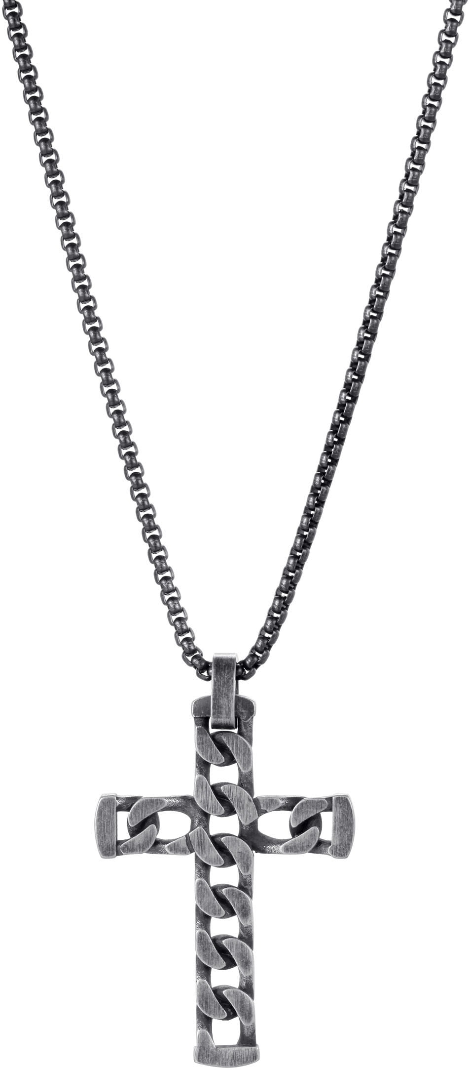Firetti Kette mit Anhänger »Schmuck Geschenk Edelstahl Halsschmuck Halskette Cross Kreuz« Firetti Kette mit Anhänger »Schmuck Geschenk Edelstahl Halsschmuck Halskette Cross Kreuz« von Firetti