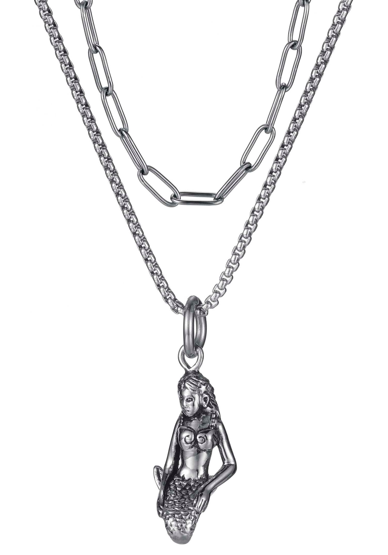 Firetti Kette mit Anhänger »Schmuck Geschenk Seejungfrau«, (Set, 1 tlg.) von Firetti