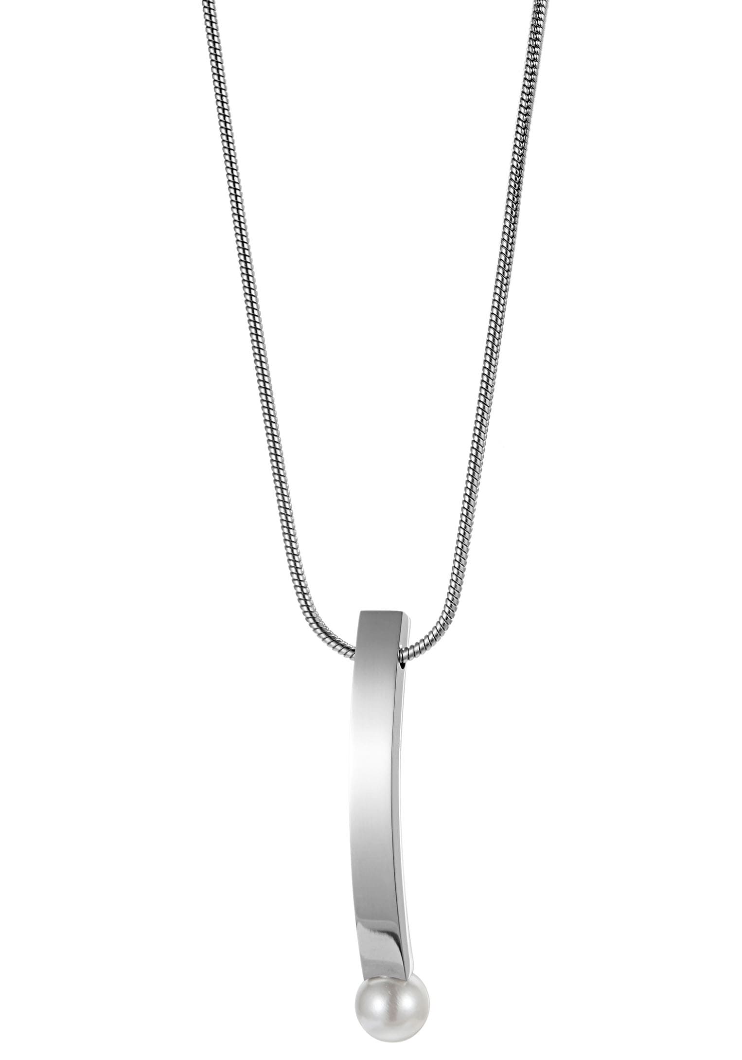 Firetti Kette mit Anhänger »Schmuck Geschenk, in Schlangenkettengliederung, femininvoll, massiv«, mit Muschelperle Firetti Kette mit Anhänger »Schmuck Geschenk, in Schlangenkettengliederung, femininvoll, massiv«, mit Muschelperle von Firetti