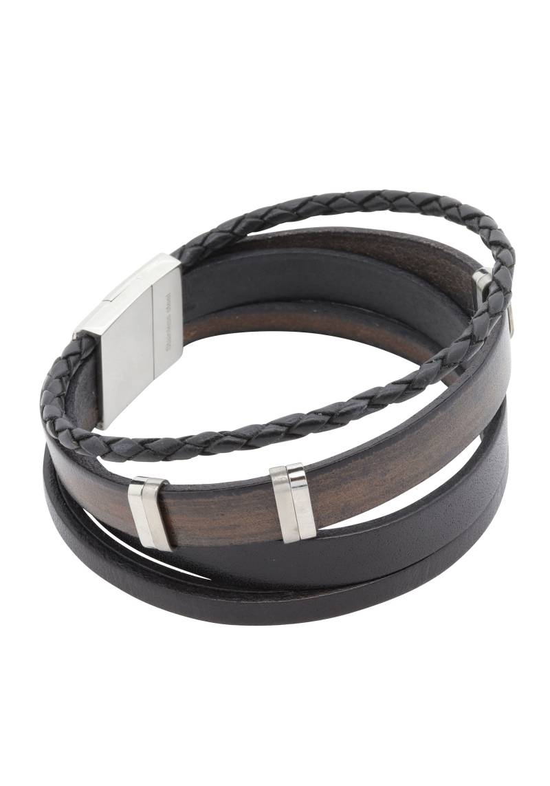 Firetti Lederarmband »Schmuck Geschenk Armschmuck mehrreihig, modisch«, Made in Germany von Firetti