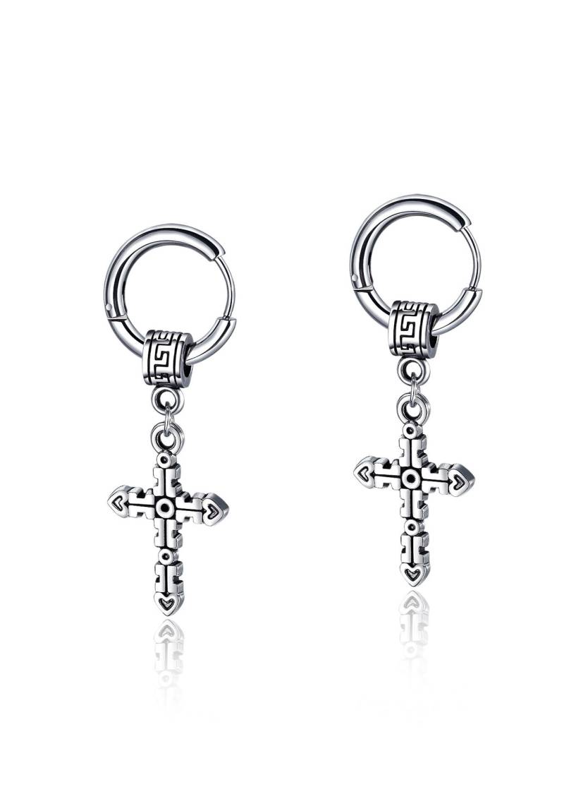 Firetti Paar Creolen »Schmuck Geschenk Kreuz«, Einhänger abnehmbar von Firetti