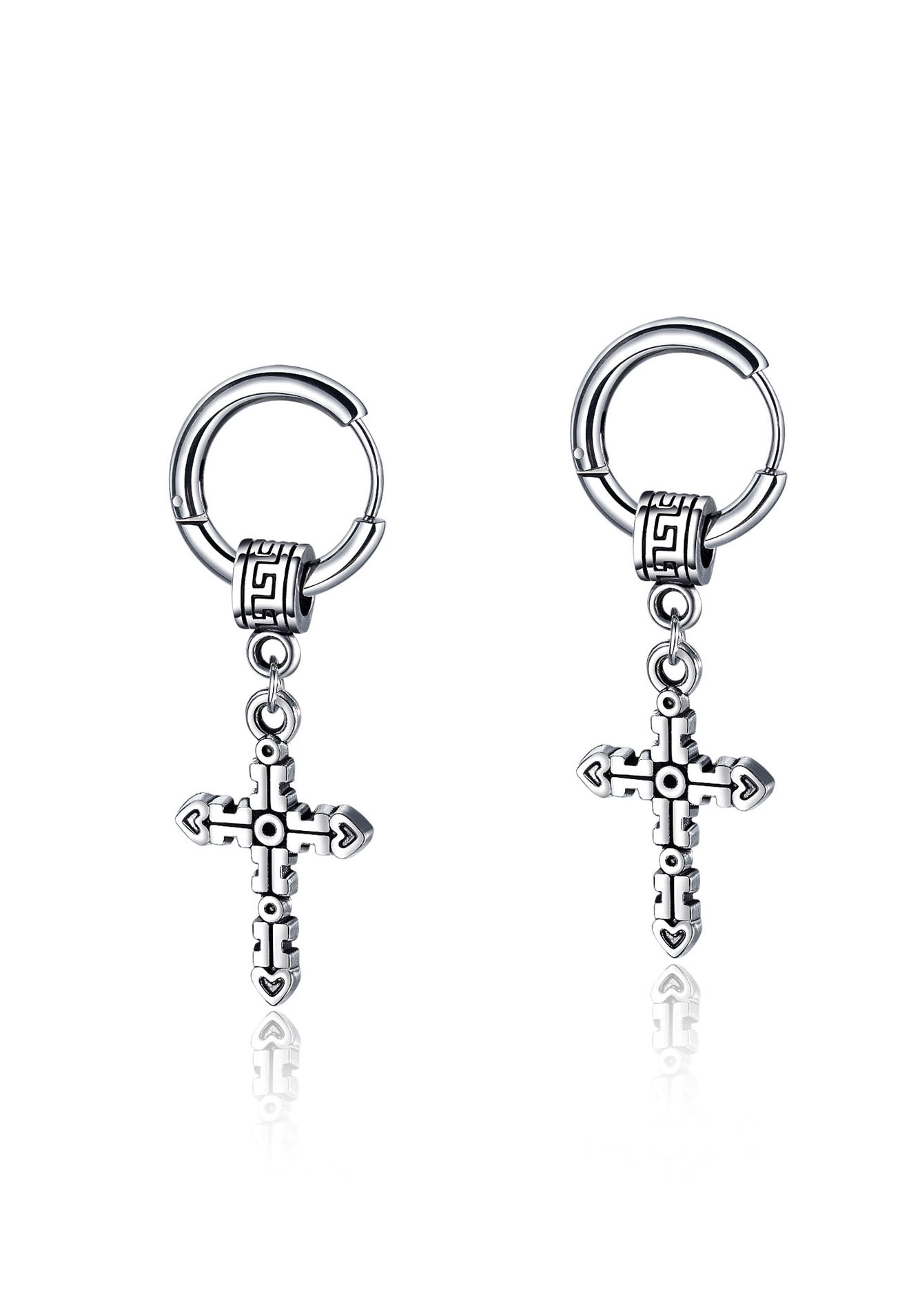 Firetti Paar Creolen »Schmuck Geschenk, Kreuz«, Einhänger abnehmbar Firetti Paar Creolen »Schmuck Geschenk, Kreuz«, Einhänger abnehmbar von Firetti