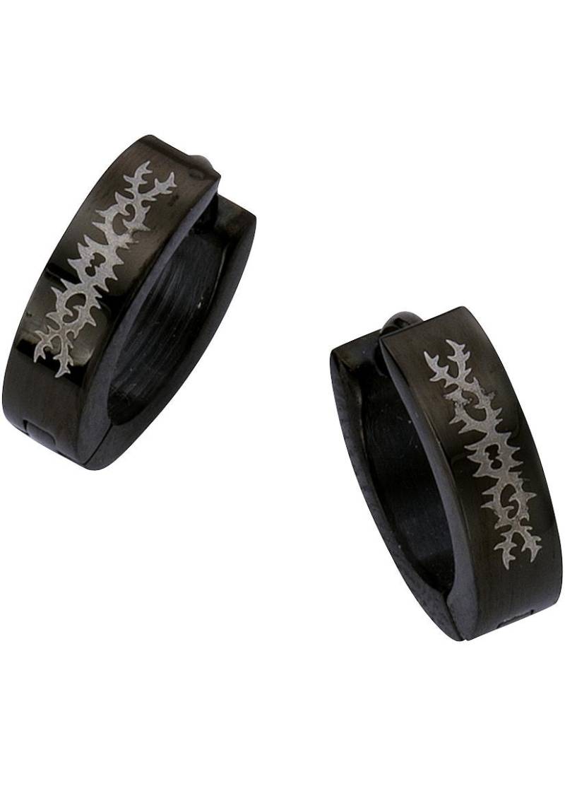 Firetti Paar Creolen »Schmuck Geschenk schwarz, Ø ca. 13 mm« von Firetti