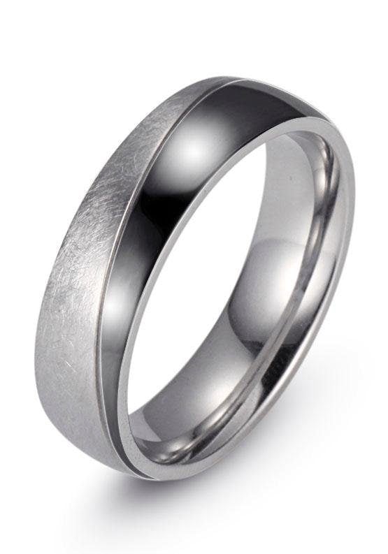 Firetti Trauring »Schmuck Geschenk "LIEBE" mit Vertiefung, ca. 7,0mm breit«, mit Zirkonia (synth.) von Firetti