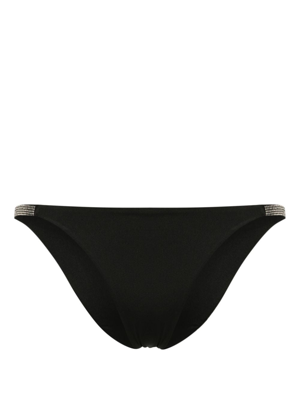 Fisico crystal-embellished bikini bottom - Black von Fisico