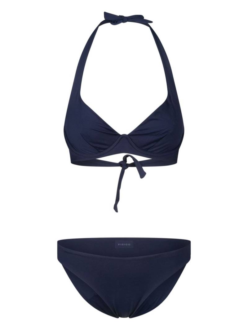 Fisico halterneck bikini - Blue von Fisico